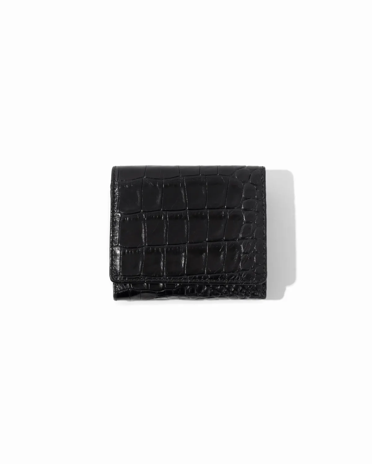 WALLET JUNA CROCO BLACK